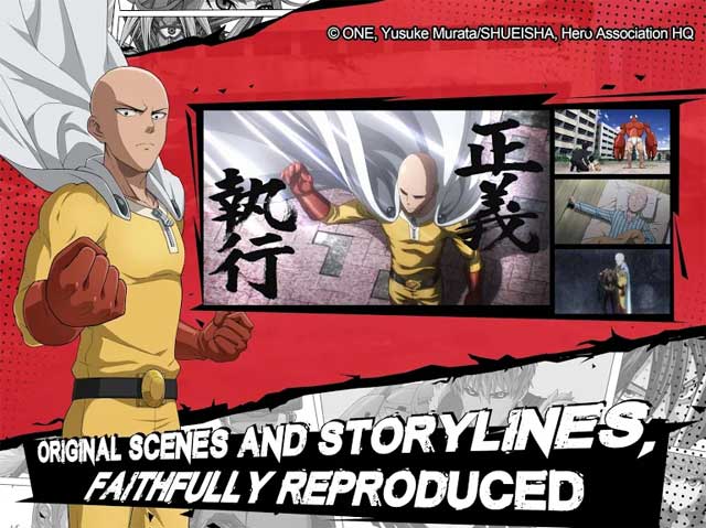 One Punch Man: Road to Hero is faithfully developed with the original plot and developments in the movie