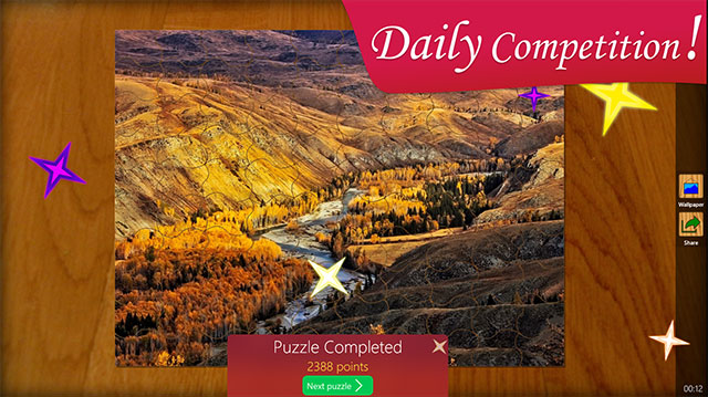 Tham gia các cuộc thi ghép tranh nhanh của Jigsaw Puzzle Journey