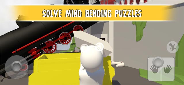 Human: Fall Flat features challenging puzzles with lots of directions. different solutions