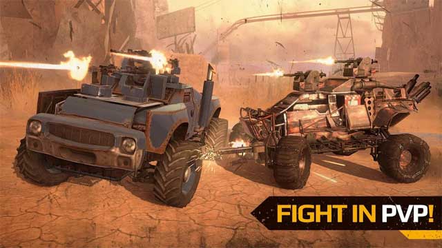 Experience the real-time PvP battles of Crossout Mobile for Android