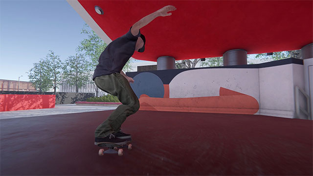 Control the skateboard based on real physics in Skater XL