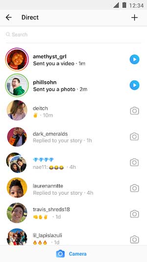 Follow your friends on Instagram for Android