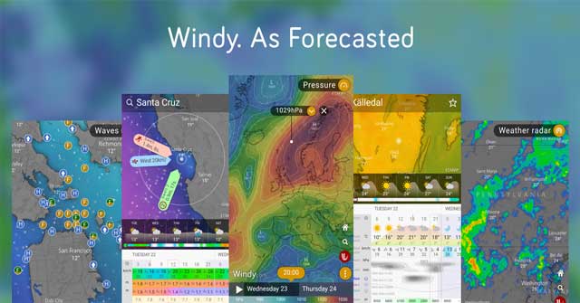 Update Update weather information quickly and accurately with Windy app for Android