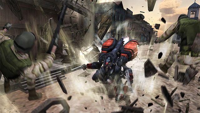 Chiến đấu trong môi trường hủy diệt khủng khiếp của Metal Wolf Chaos XD