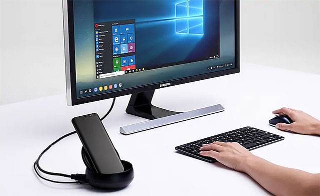 Samsung DeX giúp kết nối smartphone Samsung với máy tính hoặc tivi để chia sẻ màn hình