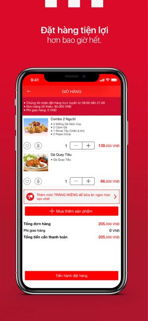Order KFC Vietnam