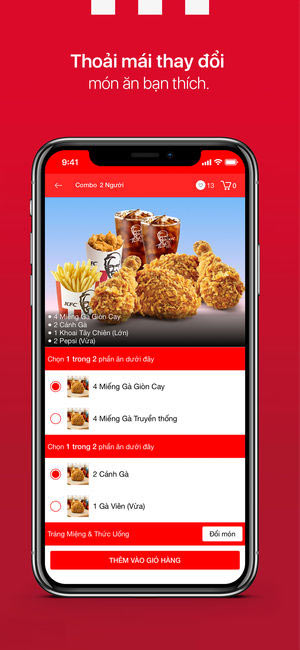 Select food KFC Vietnam