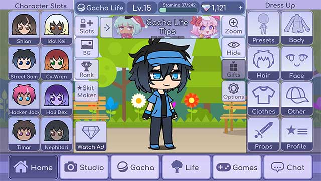 Style your character in Gacha Life with tons of cool items