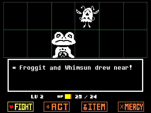 Make choices that change the plot and end the game Undertale 