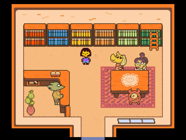 Interact with a wide variety of characters. novelty on the journey to explore the Undertale dungeon 