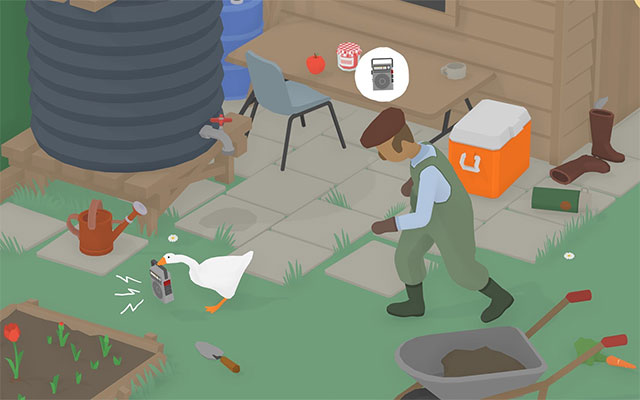 Control the completed goose quests in areas of Untitled Goose Game