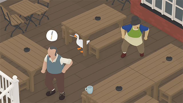 Use your mind to solve the puzzle! code series of puzzles in the game Untitled Goose Game