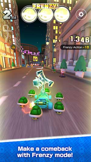Become the number one racer in Frenzy mode