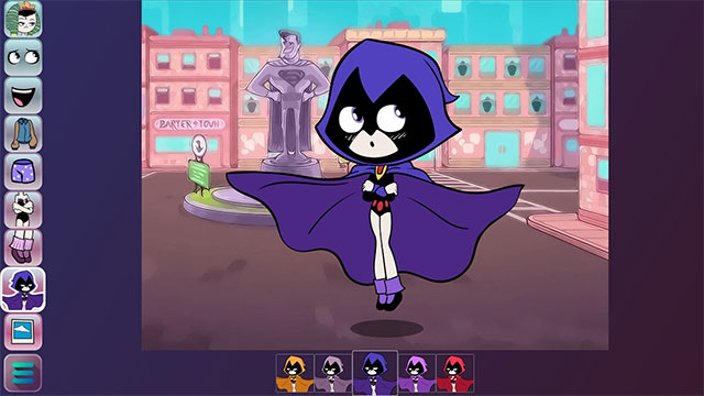 Teen Titans Go! Games là trò chơi thay quần áo cho các nhân vật Teen Titans Go