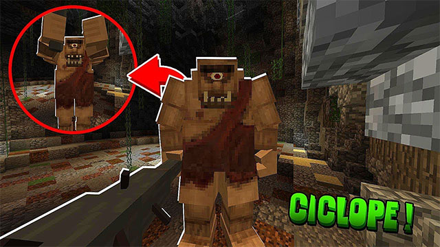 CyclopsTek Mod bổ sung quái vật khổng lồ 1 mắt vào thế giới game Minecraft