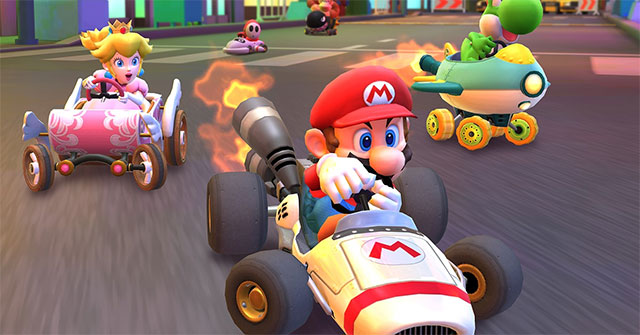 Gặp lại dàn nhân vật quen thuộc trong series game Mario Kart kinh điển