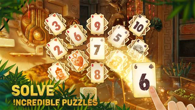  Game Solitaire Treasure of Time for Android has many different game modes