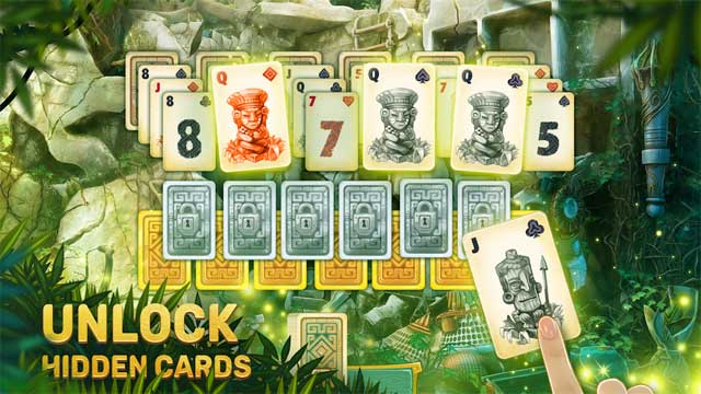 Unlock mysterious cards in Solitaire Treasure of Time