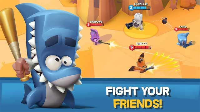 Fight against your friends in fun multiplayer mode