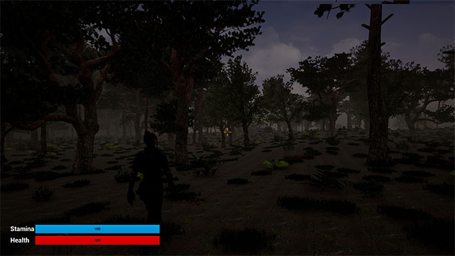 Phiêu lưu khám phá thế giới mở rộng lớn, chứa đầy xác sống trong Zombies In The Forest