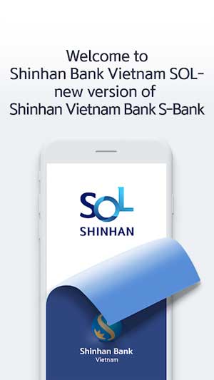This is the new version of Shinhan Vietnam Bank S-Bank