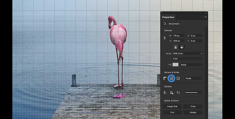 Bảng thuộc tính mới được bổ sung trong Adobe Photoshop 2020