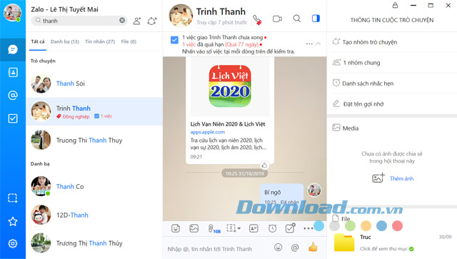 Đánh dấu yêu thích