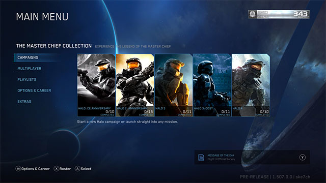 Halo: The Master Chief Collection includes 6 exciting games in the Halo series