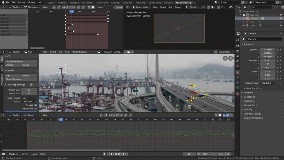 Blender hỗ trợ VFX