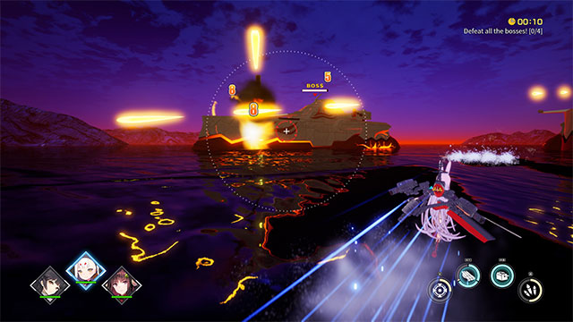 Gameplay của Azur Lane: Crosswave được phát triển theo phong cách bắn súng cuộn cảnh