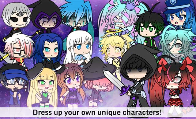 Feel free to customize your character to create your own style. in Gachaverse