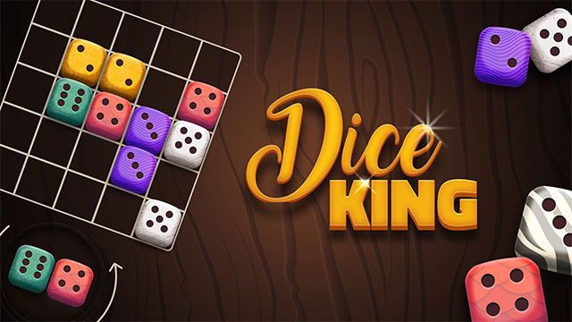 Dice King là game vui với chủ đề hợp nhất các viên xúc xắc cùng giá trị