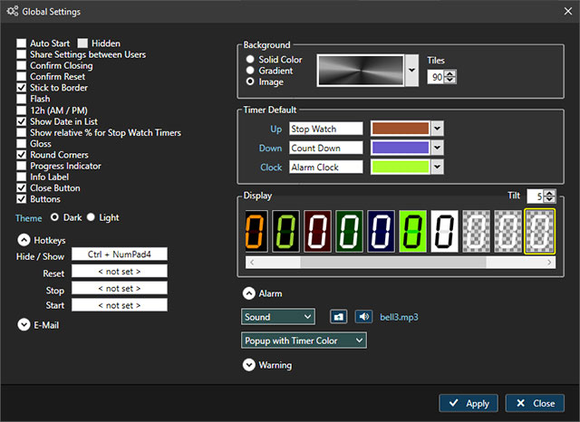 Khả năng thiết lập và tùy biến linh hoạt trong Multi Timer