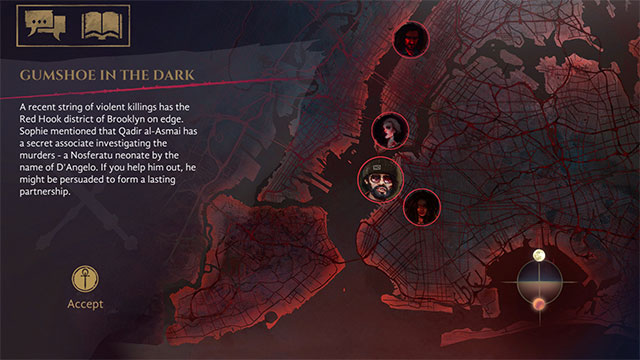 Vampire: The Masquerade - Coteries of New York sở hữu cốt truyện sâu sắc và nhiều nhánh rẽ