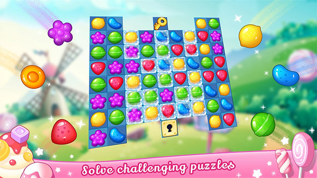 Chinh phục các bàn chơi có độ khó tăng dần trong game Sugar Burst Mania