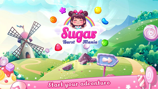 Bước vào chuyến phiêu lưu khám phá thế giới kẹo ngọt ngào trong Sugar Burst Mania