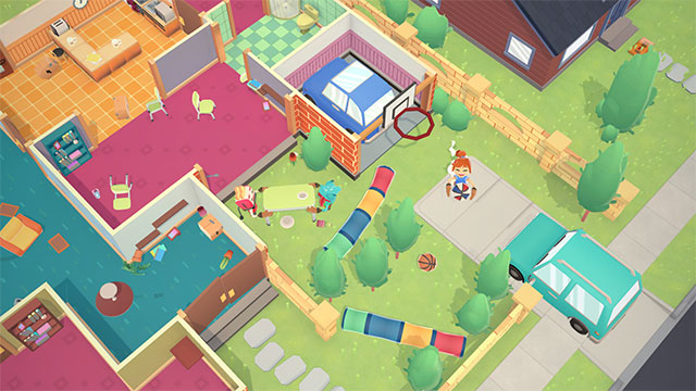 Moving Out gameplay focuses on teamwork and quick action