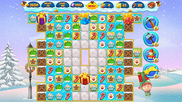 Game Santa's Holiday sở hữu đồ họa bắt mắt, rực rỡ sắc màu