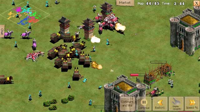 All types of units and buildings in the game can be controlled manually