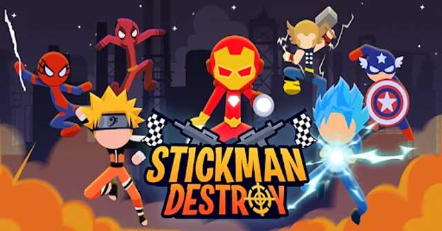 Stickman Destroy Cho Android 1.0.07 - Game Người Que Chiến Đấu Vui Nhộn