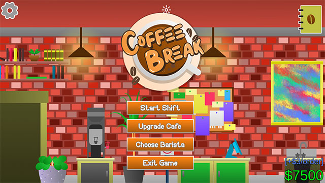 Coffee Break là game mô phỏng cuộc sống kết hợp quản lý quán cà phê