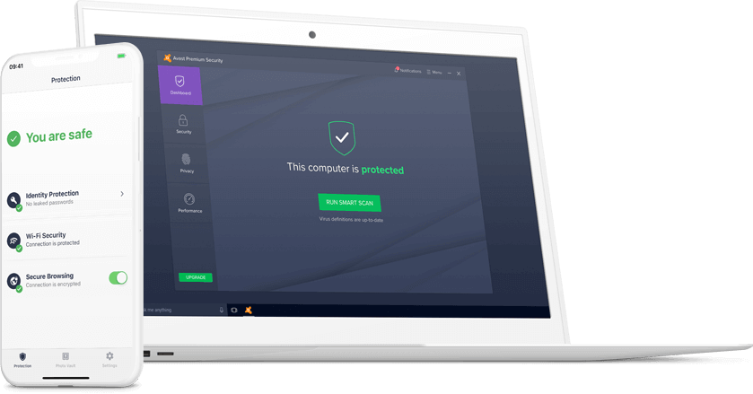 Avast Premium Security protects online shopping