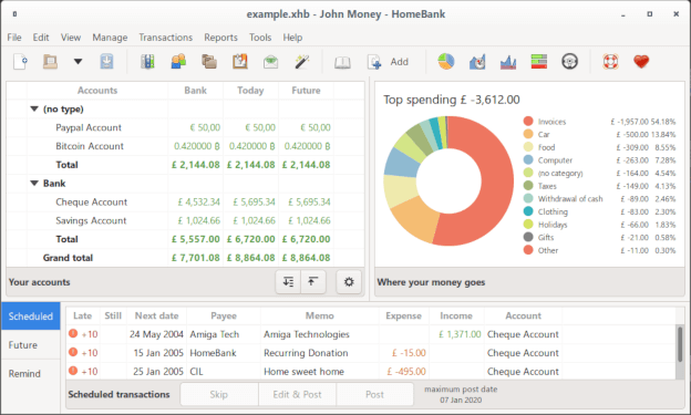 HomeBank giúp bạn quản lý chi tiêu hiệu quả