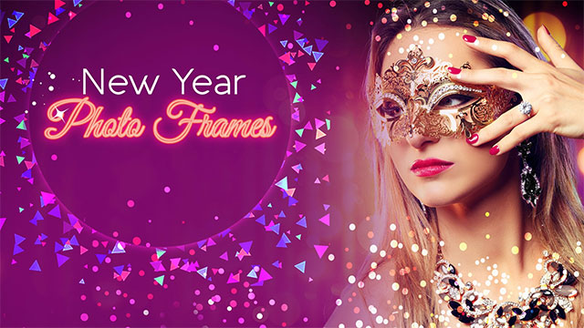 New Year Photo Frames cung cấp hàng loạt khung ảnh chủ đề năm mới
