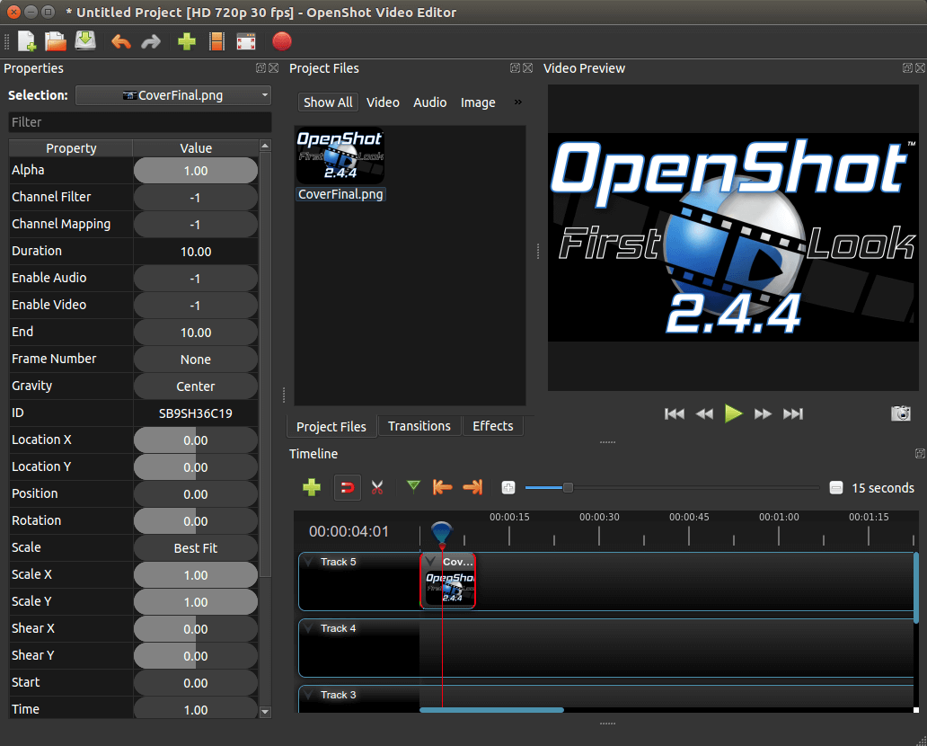 Cập nhật OpenShot Video Editor mới nhất