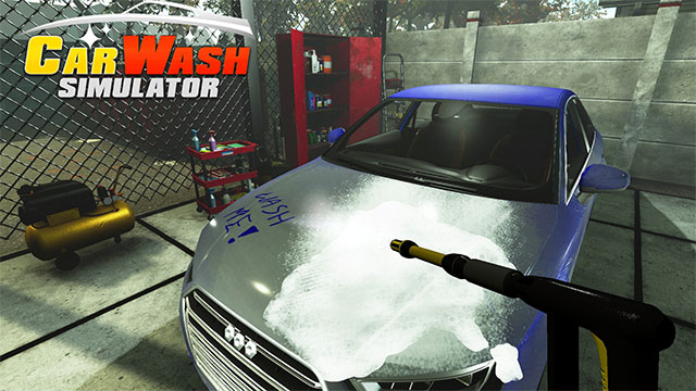 Car Wash Simulator là game mô phỏng quản lý cửa hàng rửa ô tô