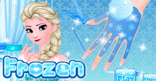 Frozen Princess Nail Salon - Game sơn móng tay cho Nữ hoàng băng giá