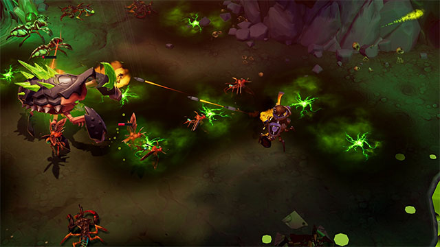 Face a variety of deadly enemies while playing Torchlight 3