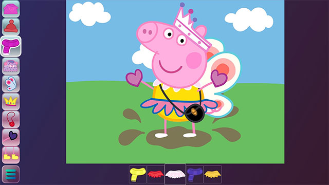 Peppa Pig Art Games là trò chơi thay quần áo cho Heo Peppa cực vui