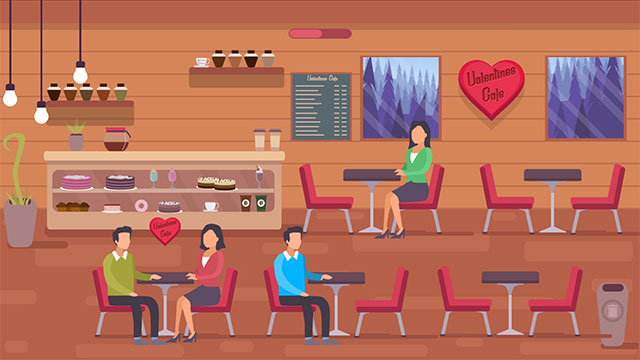 Valentines Cafe là game vui về tình yêu nhân mùa Valentine